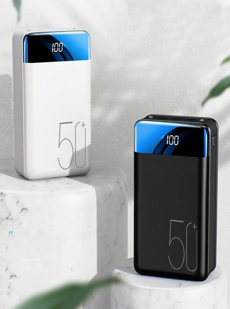 50,000mAh Power Bank - Fast Charging for Phones & Tablets