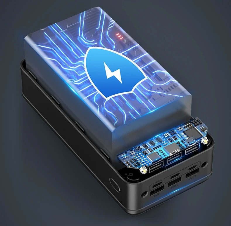 50,000mAh Power Bank - Fast Charging for Phones & Tablets
