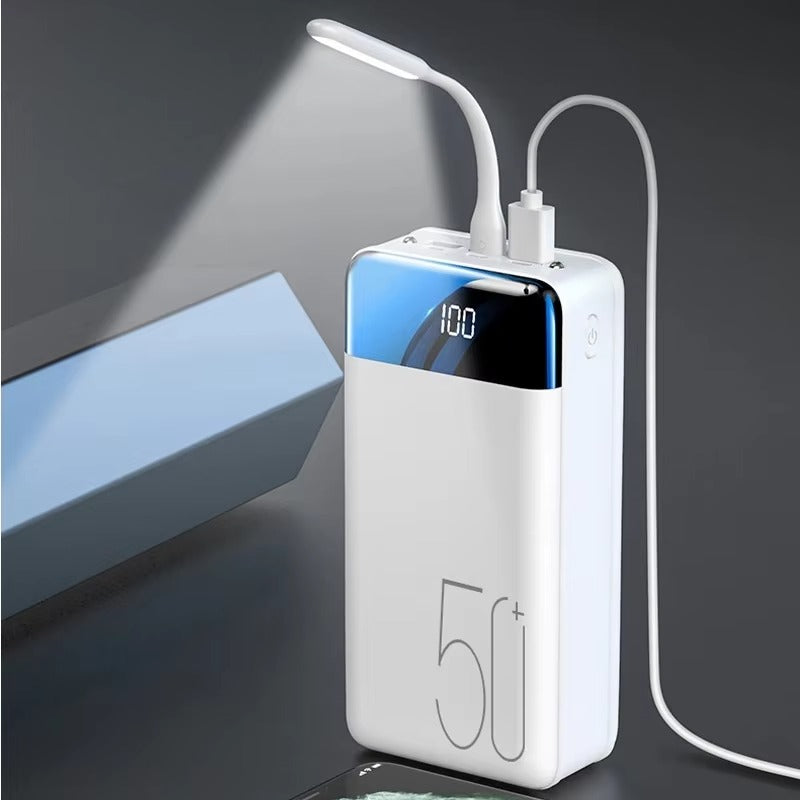50,000mAh Power Bank - Fast Charging for Phones & Tablets