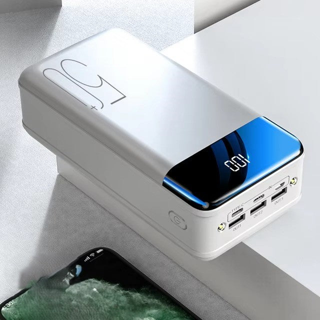 50,000mAh Power Bank - Fast Charging for Phones & Tablets